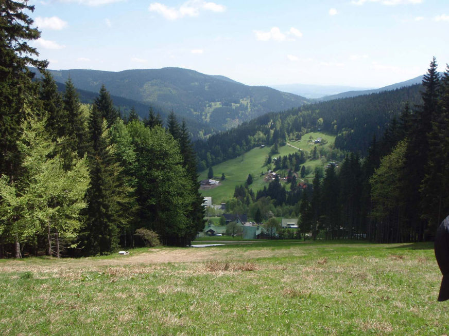 Okolí penzionu U Váňů Benecko v Krkonoších Ubytovíní v soukromí