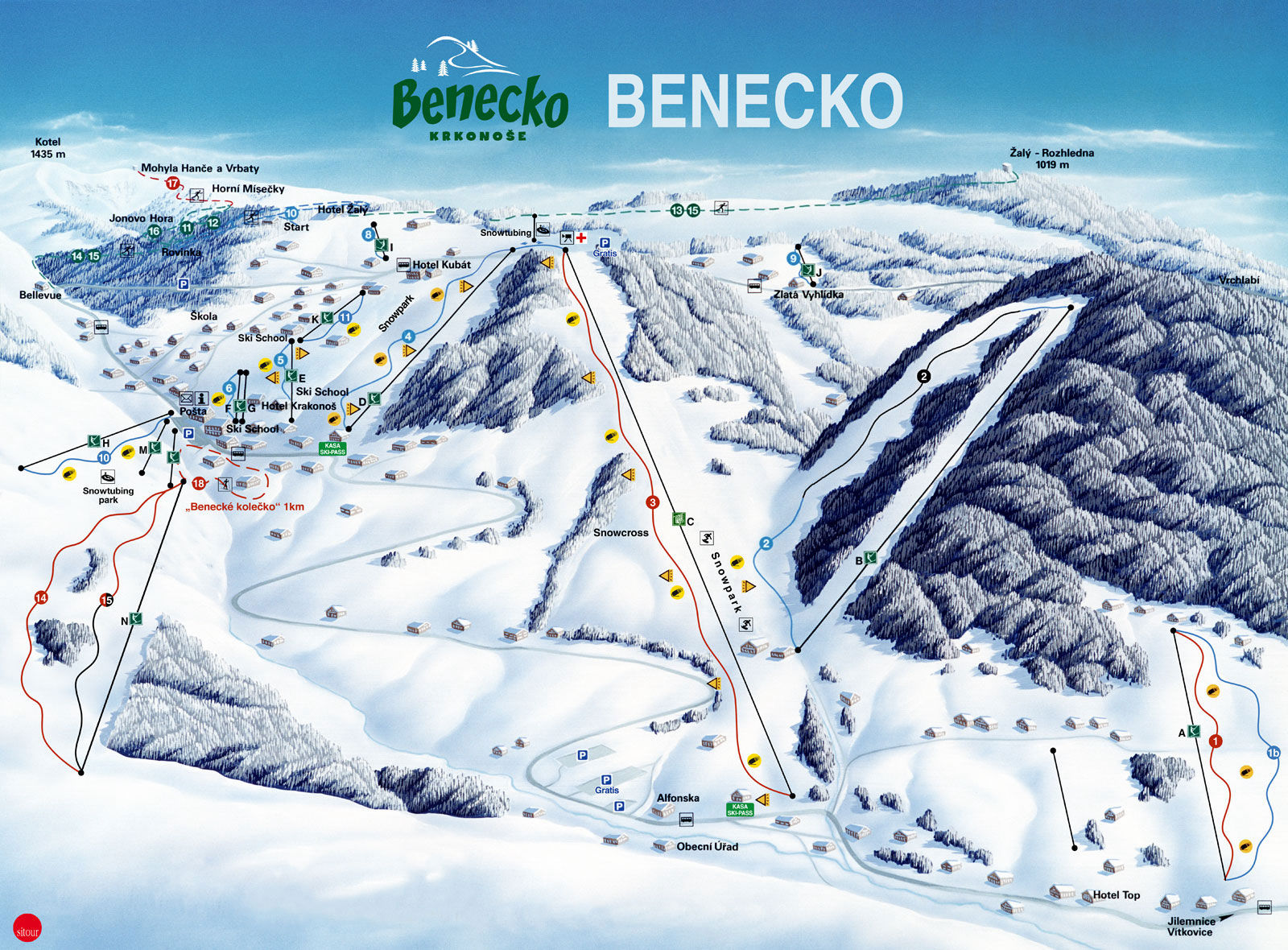 Skiareály Benecko